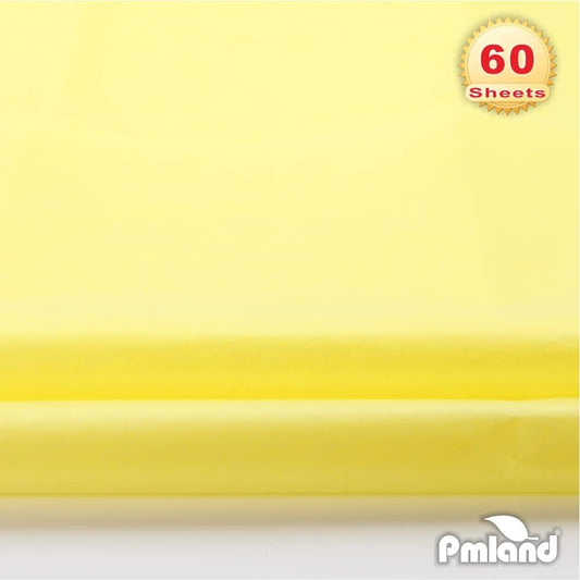 Yellow Tissue Paper 26 x 20 Inches β 60 Sheets Large Size Wrapping Paper Bigger Than Standard 14 x 20 for Gift Wrap Bags Boxes Crafts and Decorations