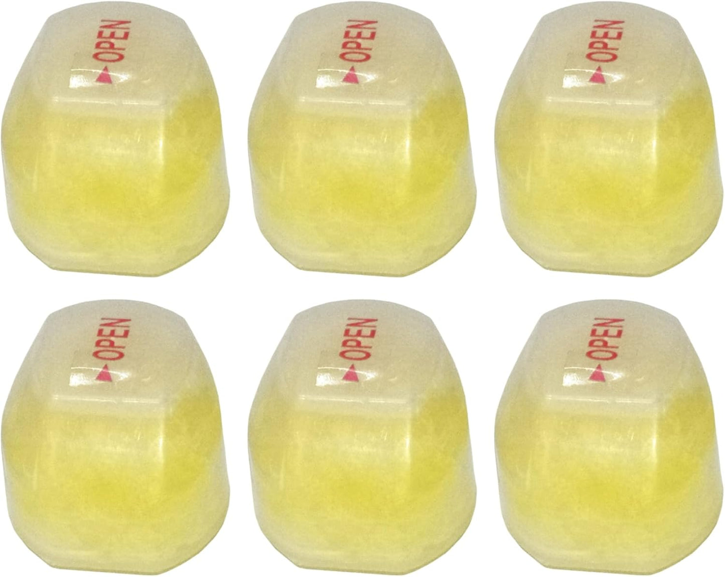 6PCS Vitamin C Shower Filter, Lemon Flavor Balm Vitamin C Infused Shower Head Filters Soften Hard Water, Head Helps Dry Skin & Hair Loss