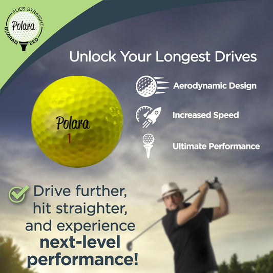 Self-Correcting Golf Balls – High-Performance Golf Balls with Soft Feel, Anti-Slice & Hook Correction, Exceeds USGA Limits, Dimple Design for Maximum Distance, Golf Accessories for Men & Women