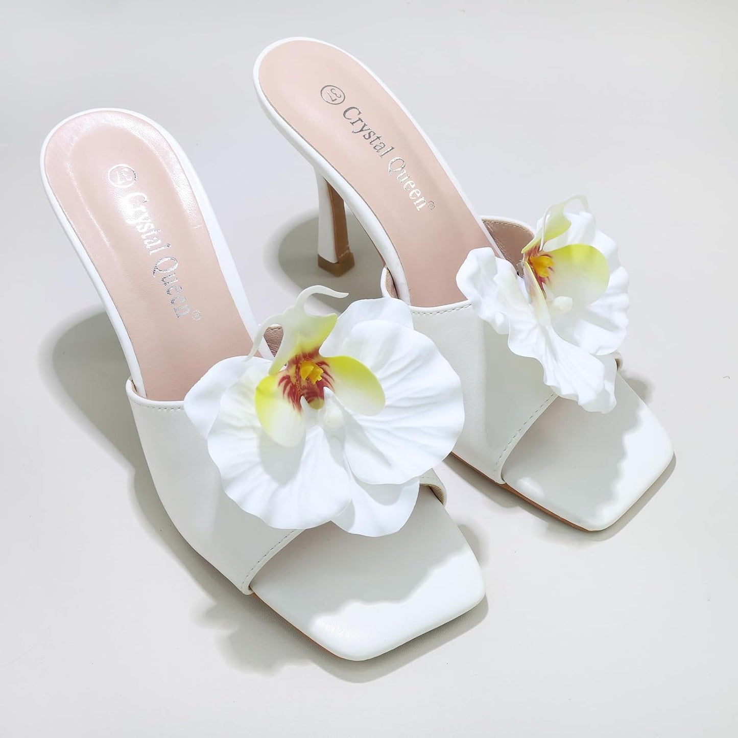 Artificial Butterfly Orchid Shoe Clips Pearl Decorative Removable Flower Shoe Buckle Wedding Bridal High Heels Sandals Bag Charm Accessories