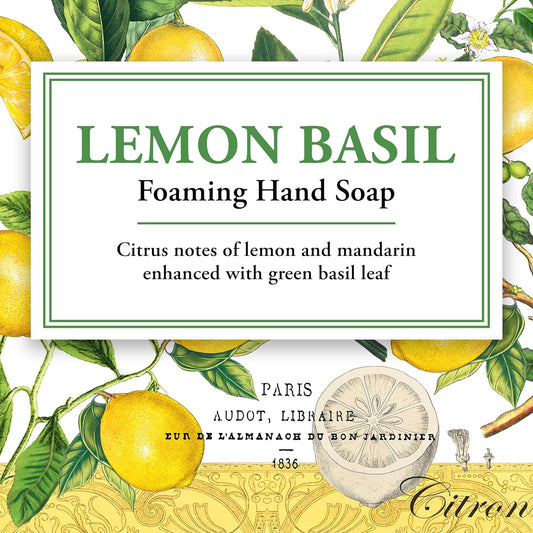 Foaming Hand Soap, Lemon Basil, 1-Pack, 17.8 Fl oz Each