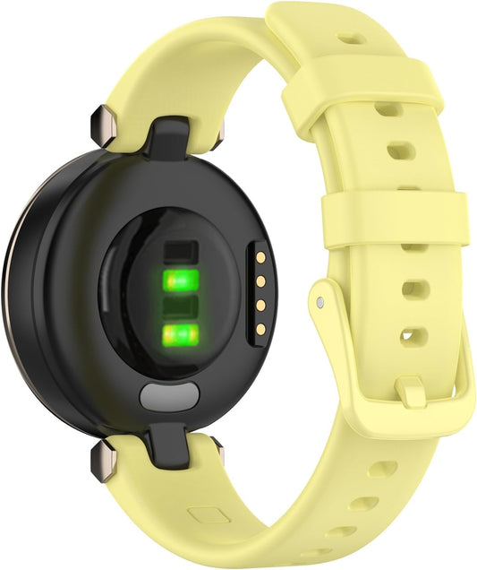 Compatible With Garmin Lily Bands, 14.2mm Width Soft Silicone Band with Installation Tools for Garmin Lily Smartwatch
