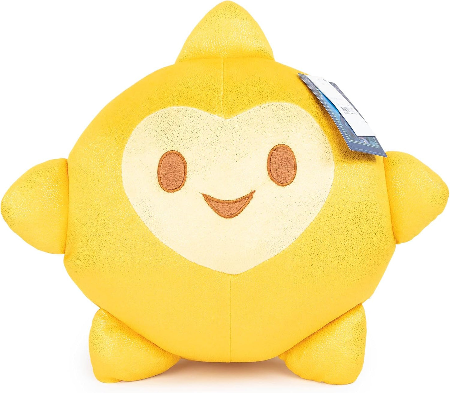 Disney Wish Star Cartoon Kids Plush Pillow Buddy, Yellow | 14 Inches, Official Product, Ultra-Soft Polyester, Stuffed Plushie, Spot Clean Only, Kids Gift