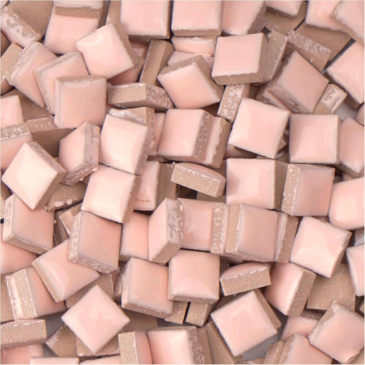 Glazed Ceramic Mosaic Tiles for Crafts,200 Pieces/300g Mosaic Pieces,12mm Square Shapes Glazed Porcelain Tiles for Art Craft Home Garden Decoration,Canary Yellow