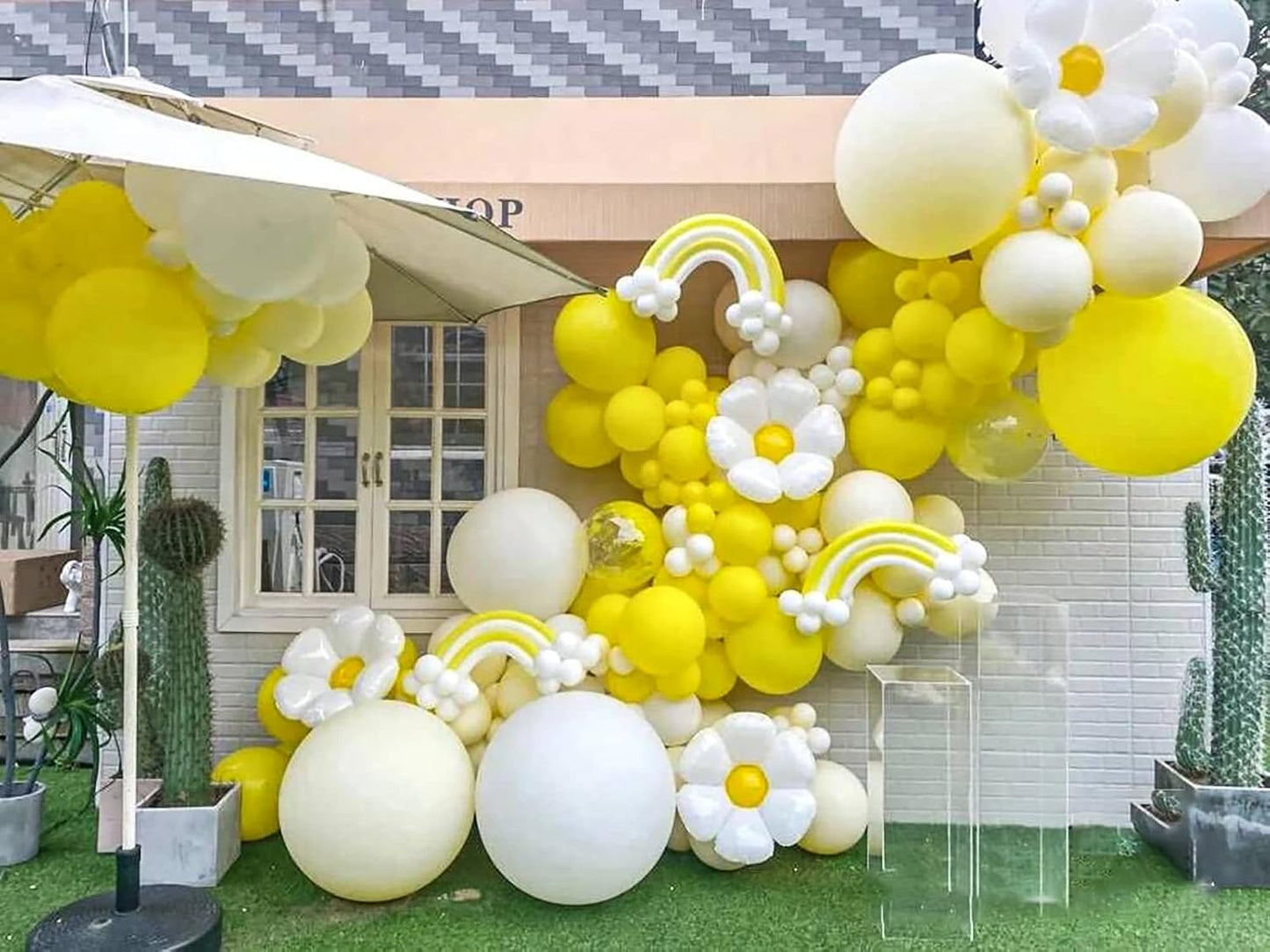 110pcs Yellow Balloon Arch Kit with 18 12 10 5 inch Balloons | Birthday, Graduation, Baby Shower, Wedding, Bee Party Decorations