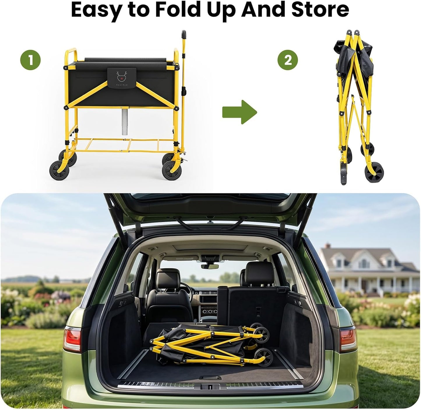 Foldable Dog Bath Cart for Dirty Outdoor Dog and Cat | Adjustable Height pet Bath Cart for Small and Medium Dogs(5-55 lbs)and Cat,No Need to Carry Your Muddy Pup Home
