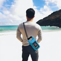 Waterproof Cell Phone Sling Bag - Waterproof Phone Pouch Crossbody Dry Bag with Touchscreen Window for Travel, Beach, Boating, Hiking - Yellow