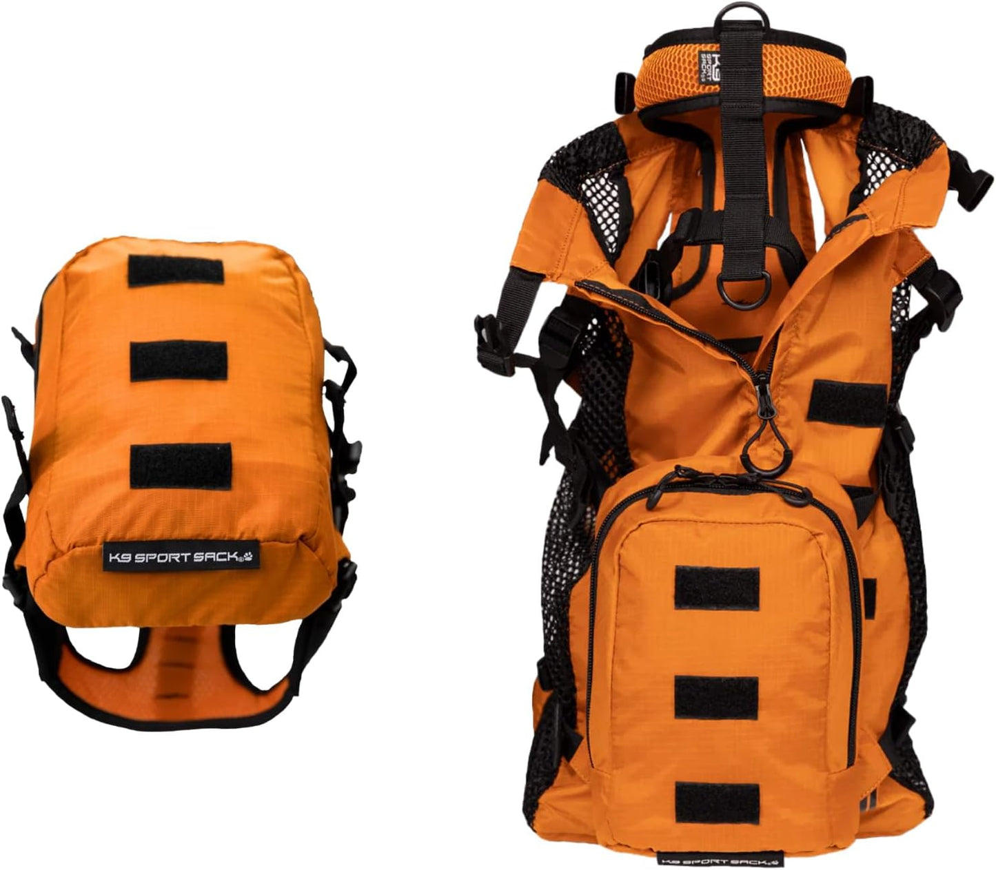 Walk-On - Medium, Buttercup Yellow - Ideal for Dogs with 17-19” Back Length - Lightweight, Packable, Backpack-Style Carrier - Includes Compatible Harness & Storage Bag