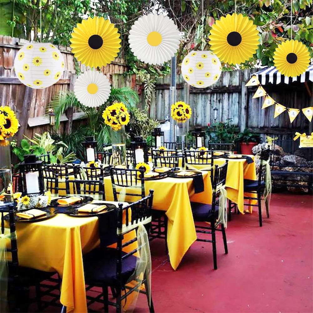 Sunflower Party Decorations, Sunflower Birthday Party Baby Shower Bridal Shower Wedding Decorations, Baby Shower Birthday Party Supplies