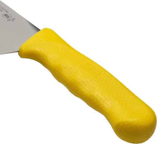 8" Commercial-Grade Chef's Knife with German Steel Blade, Yellow