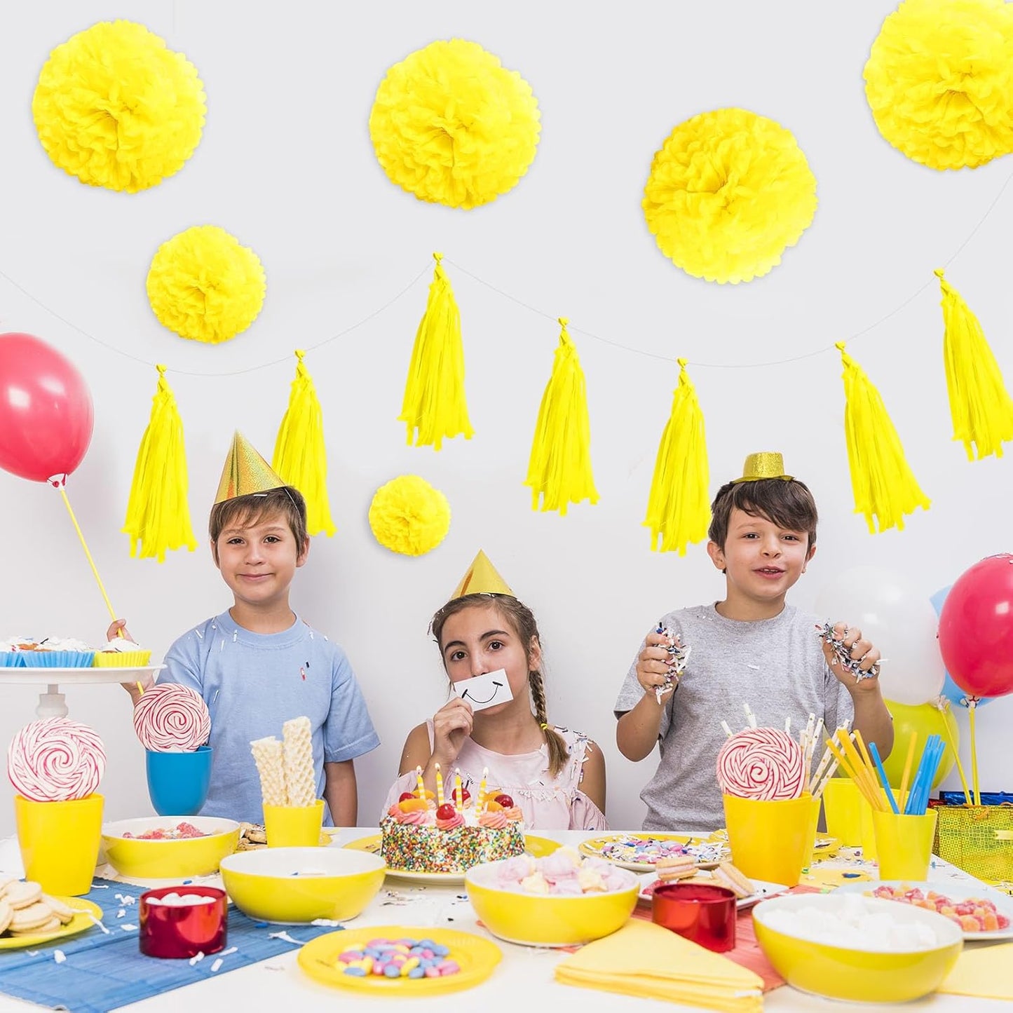 60 Sheets Yellow Tissue Paper - Thanksgiving Tissue Paper Art Gift Wrapping Bulk for DIY Crafts Decor Birthday Holiday Thanksgiving Party (20 x 14.5 inches)
