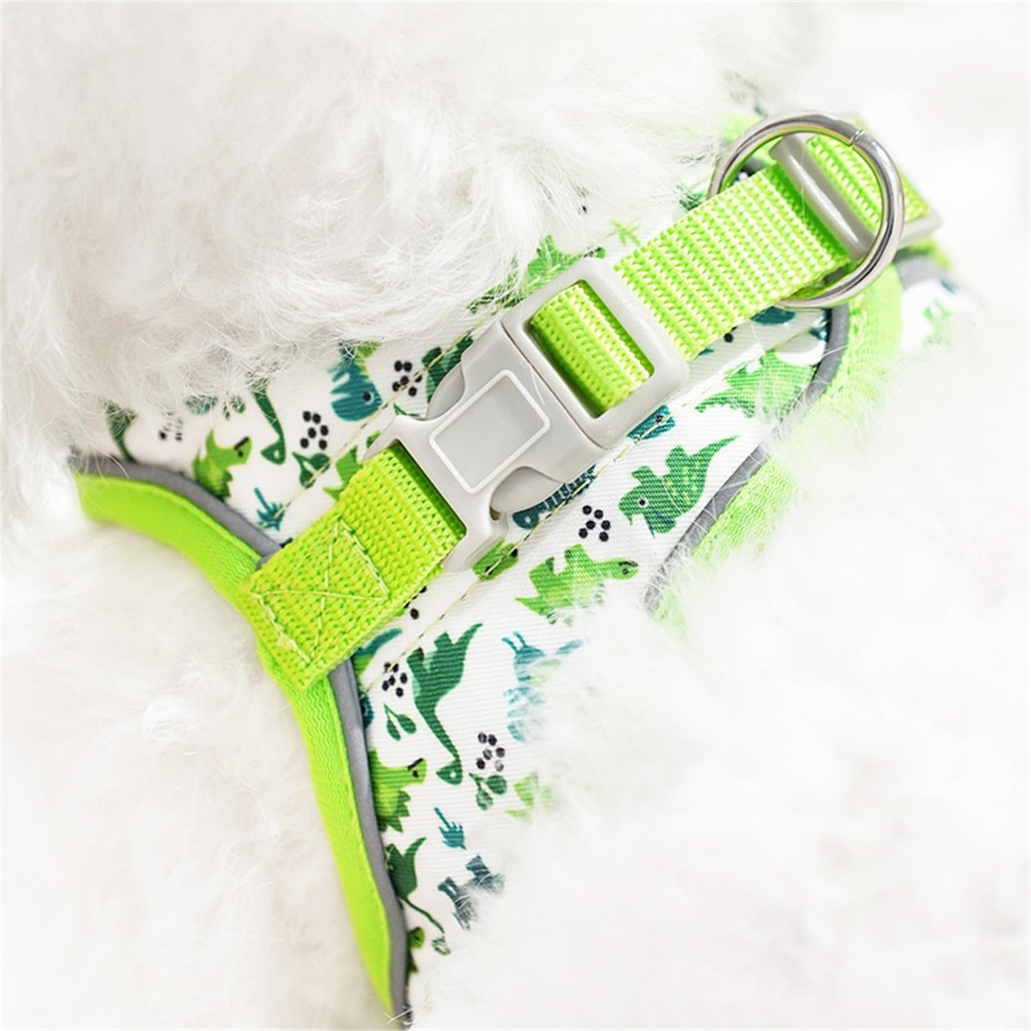 Step in Dog Harness No Pull Honeybee Adjustable Soft Mesh Harness | Padded Reflective Pet Vest Harness and Leash Set for Small Medium Dogs
