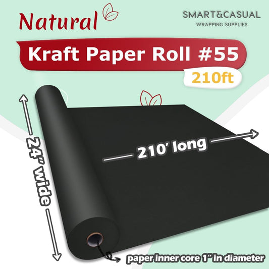 36" x 2,520" (210') Lemon Yellow Kraft Craft Paper Roll for Gift Wrapping Bulletin Board Bouquet Flower Art Packing Parcel Table Covering 80GSM 55LB (Lemon Yellow, 36" x 210')