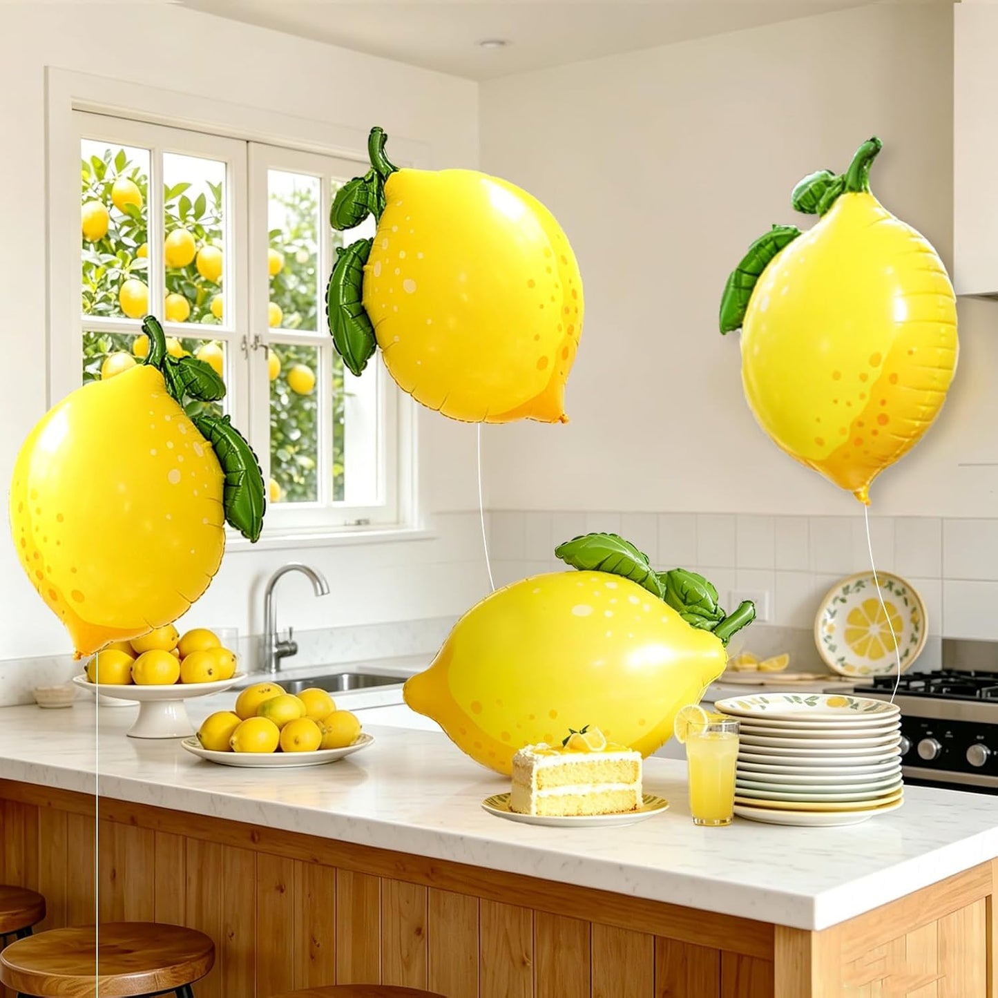 Lemon Foil Balloons She Found Her Main Squeeze Bridal Shower Baby Shower Amalfi Coast Wedding Hawaiian Luau Summer Party Decorations Lemonade Stand Supplies Freshly Graduated Lemon Themed Party Decor