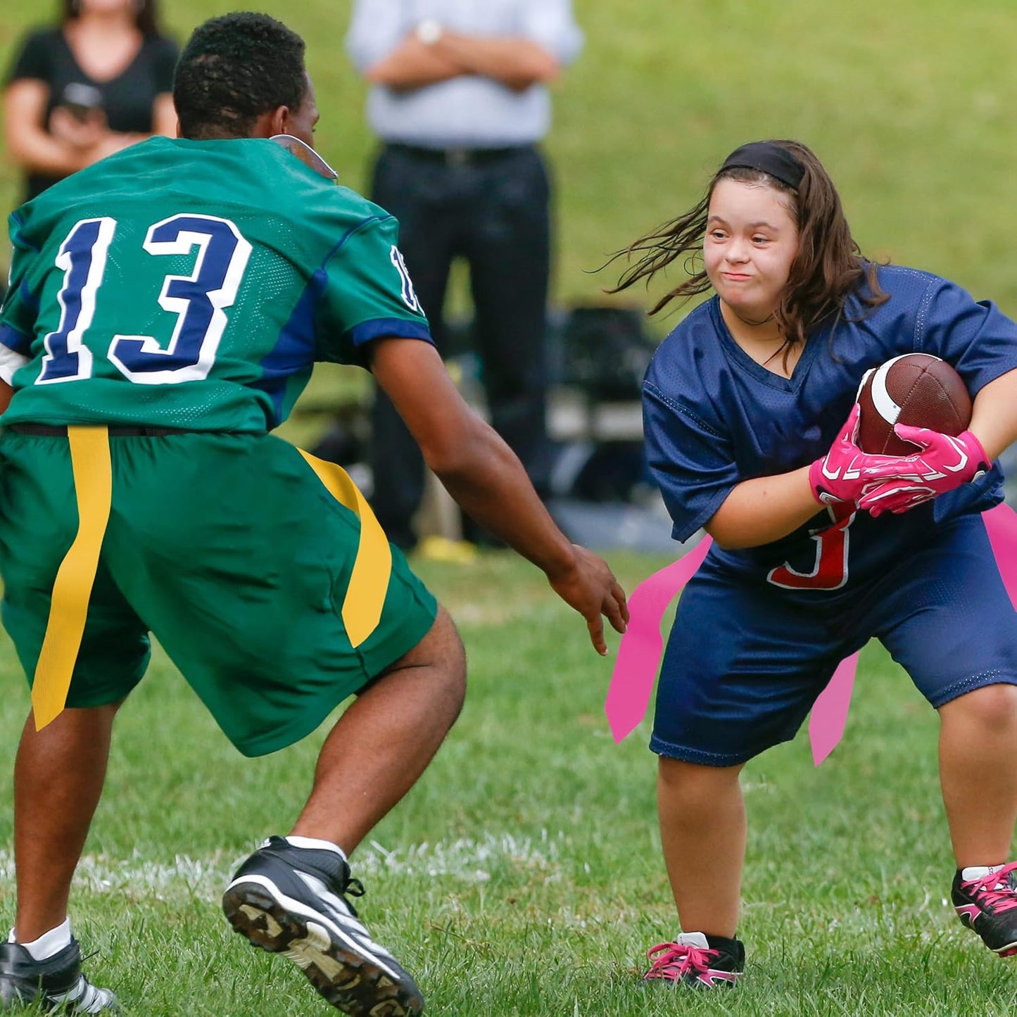 Flag Football Belts, 7 Player Flag Football Set, 21 Flags for Flag Football for Kids Youth Adults Training Sports