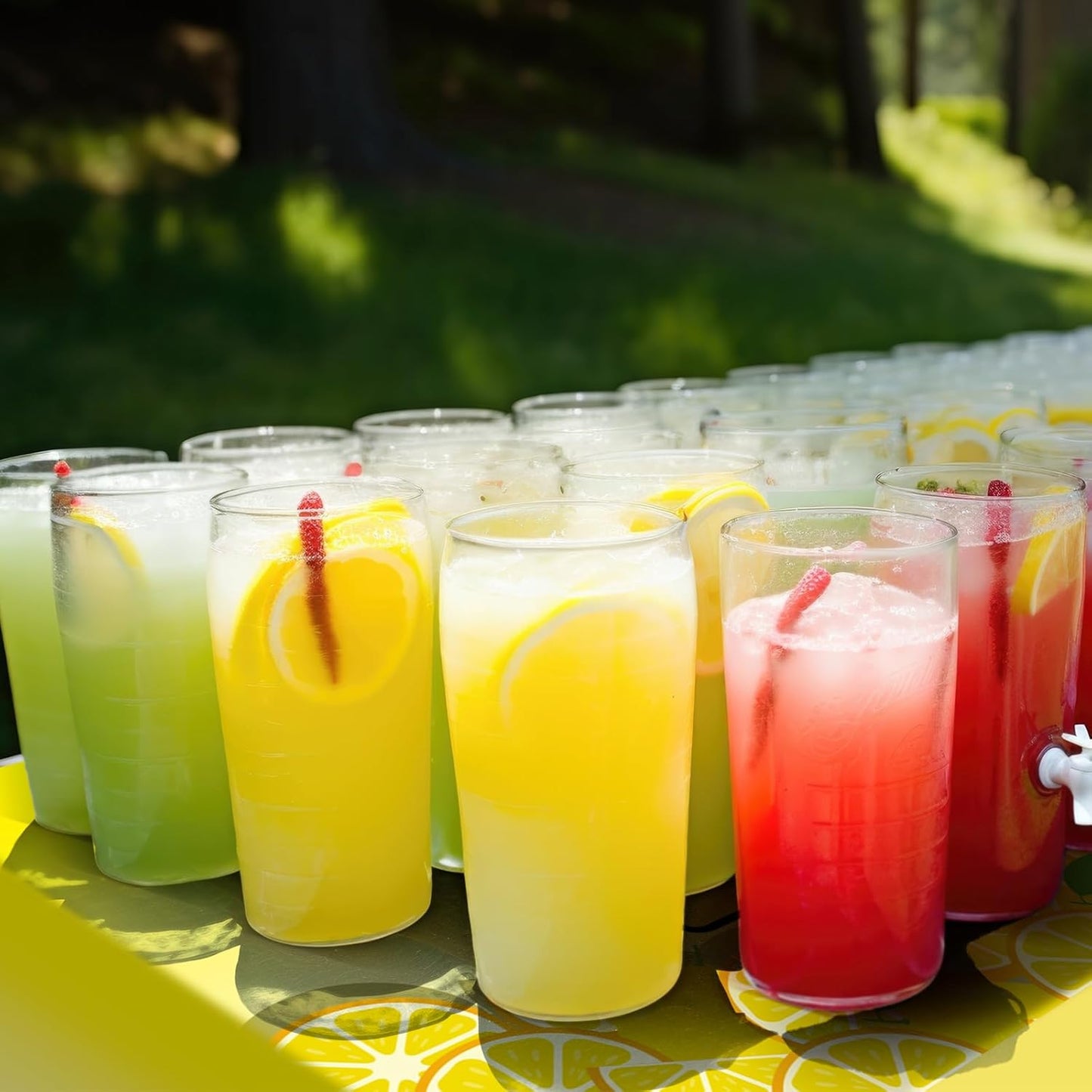 70" x 30" Lemonade Stand Supplies Tablecloth Lemon Table Cover for Kids Lemon Party Supplies Summer Beach Picnic Birthday Party Decorations