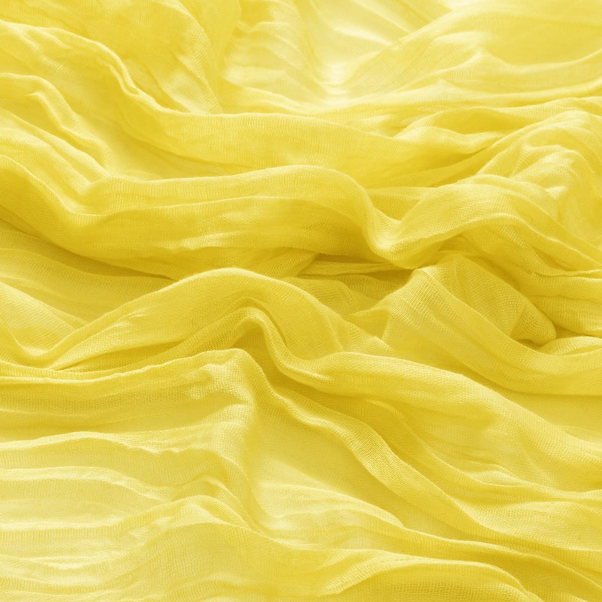 50 Pack Lemon Yellow Cheesecloth Napkins Summer Cloth Napkins Set of 50 Dinner Napkins Bulk 21x21 Inches for Wedding Bridal Shower Baby Shower Parties