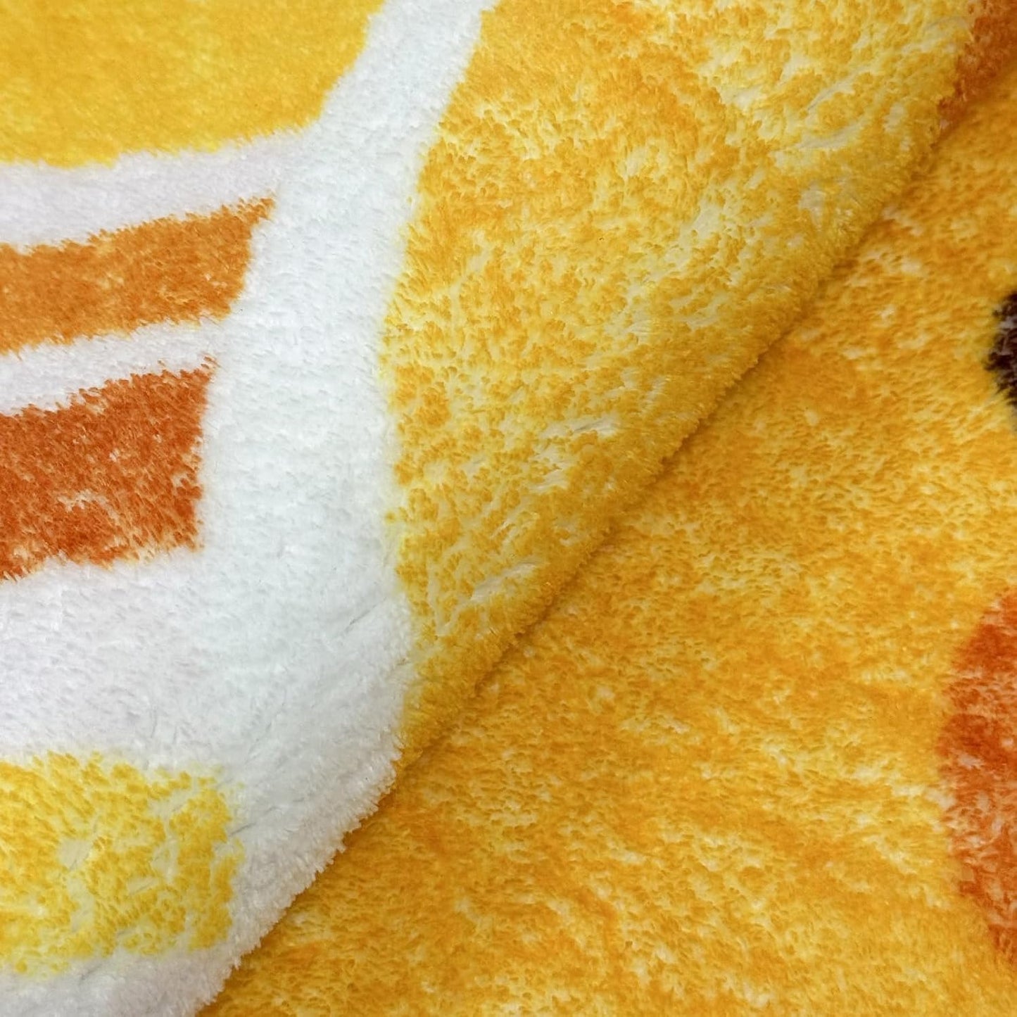 Kids Rug Boho Sun Mat 4Ft Round Sunshine Bedroom Carpet for Boys Girls Circle Nursery Mat for Playroom, Washable Sun Area Rug for Classroom Living Room, Children's Rugs, Orange Yellow