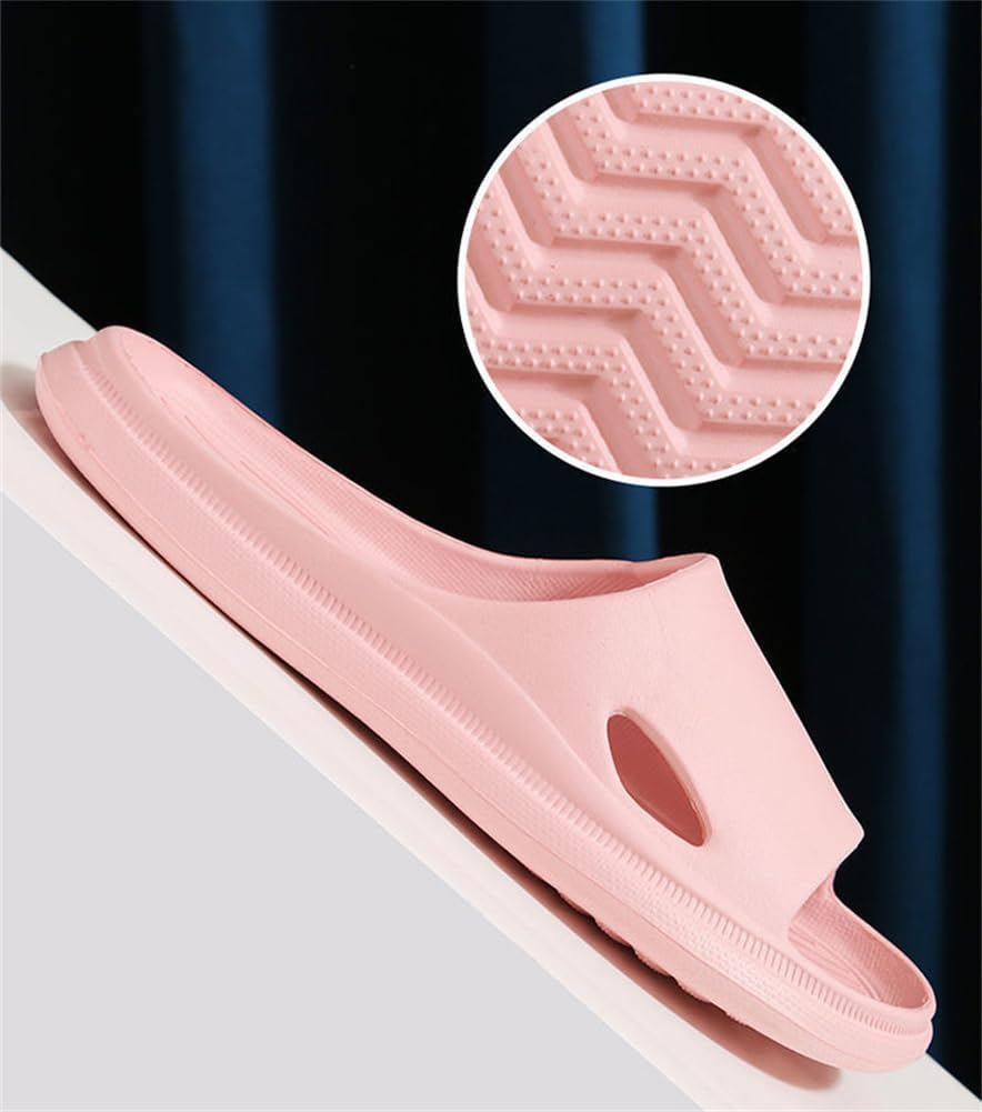 Shower Shoes for Women Men Lightweight Shower Slippers Slides Sandals Pool Slides House Slippers Non-Slip Indoor Bathroom Shoes Beach Sandals
