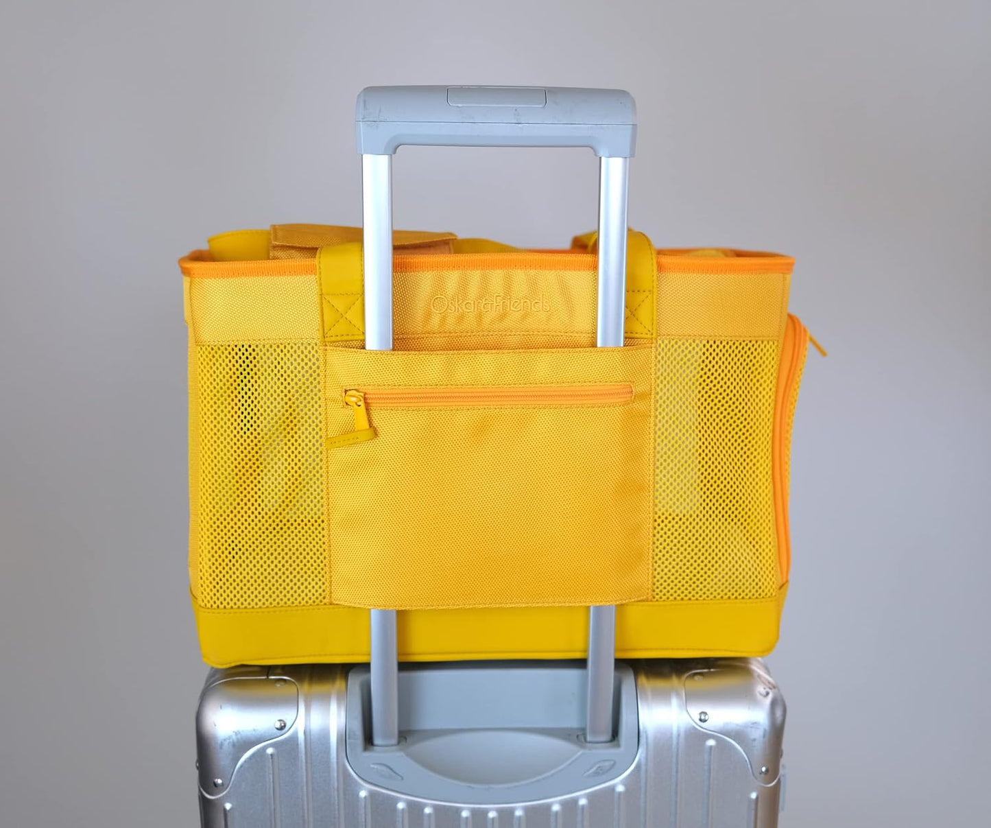 Airline-Approved Pet Carrier for Small Dogs & Cats (Up to 20 lbs) – Soft-Sided Travel Carrier with Luggage Strap, Cozy Sherpa Pad, Mesh Panels & Safety Tether