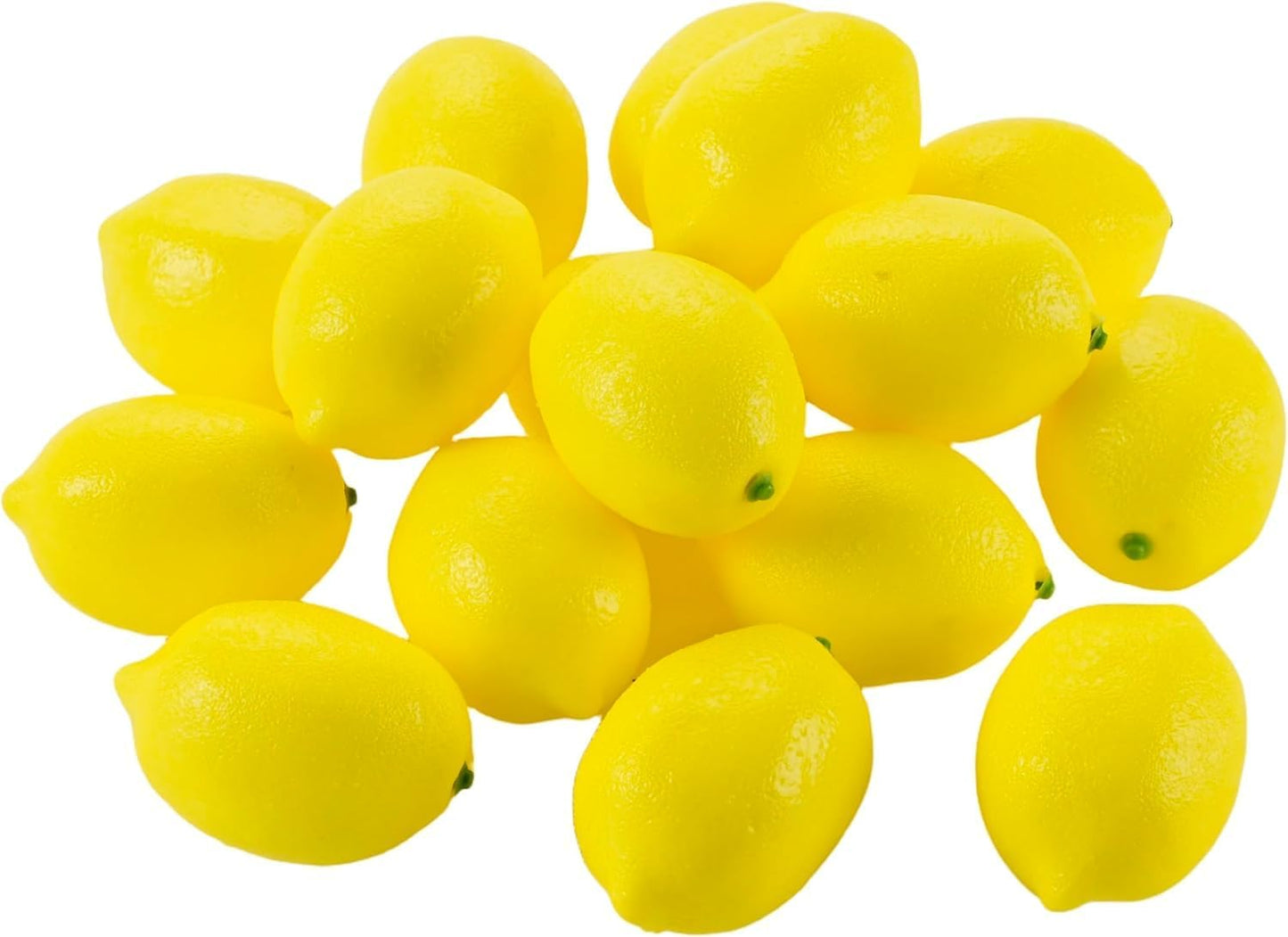 9PCS Artificial Lemon, Realistic Fake Fruit Lemon Ornaments, Summer Fruit Party Photography Teaching Props for Home Kitchen Table(Yellow)