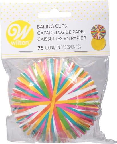 Color Wheel Standard Cupcake Liners, 75-Count