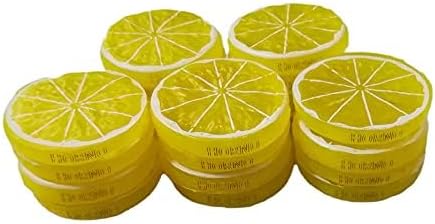 20pcs Fake Fruit,Simulation Yellow Lemon Slices,Faux Fruit Props | Home House Kitchen Party Decoration Simulation Lemon Slices
