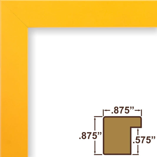 Confetti, Modern Light Yellow Picture Frame, 16 x 20 Inch - Colors A