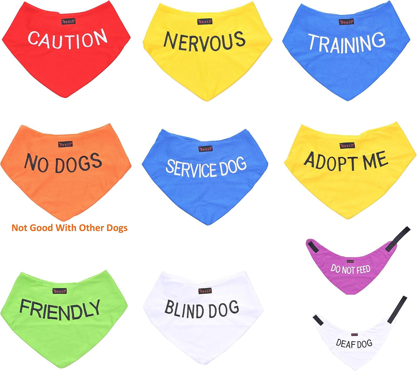 Nervous (Give Me Space) Yellow Colour Coded Non-Pull Front and Back D Ring Padded and Waterproof Vest Dog Harness Prevents Accidents By Warning Others of Your Dog in Advance (S)