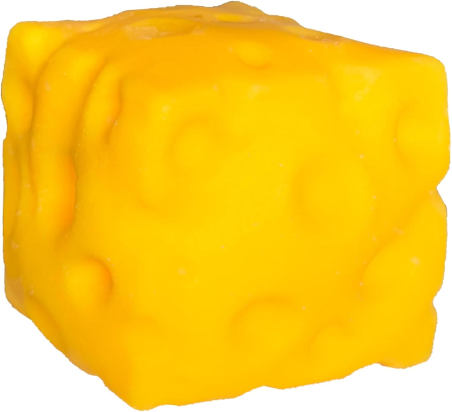 Yellow Jumbo 3.94in Cheese Squishy Fidget Toys, Soft Squeeze Cheese Block, Soft Novelty Toy, Sensory Stress Relief Fidget Toy for Adults & Kids