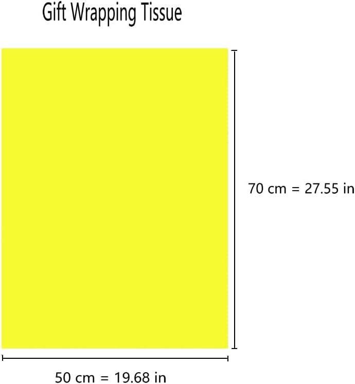Yellow Light Yellow Black Bulk Tissue Gift Wrapping Paper 30 Sheets 19.7 Inch x 27.5 Inch for Bee Day Party Birthday Graduation Baby Shower Decoration