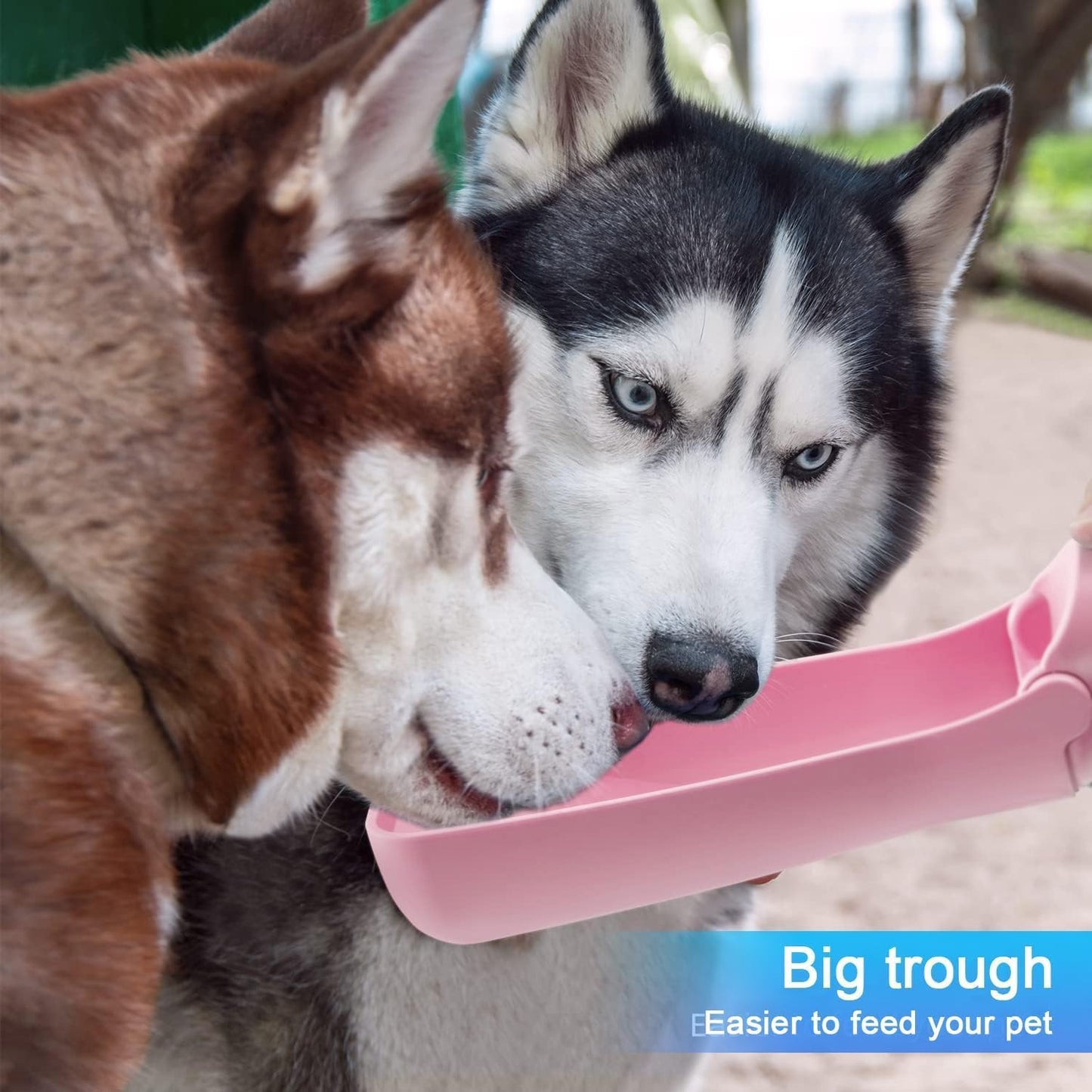 Portable Dog Small Animals Water Bottle for Walking 19 OZ or 12 OZ Pet Water Bottles for Puppy Medium Large Dogs Little Animals Water Dispenser Dog Small Animals Water Bowl