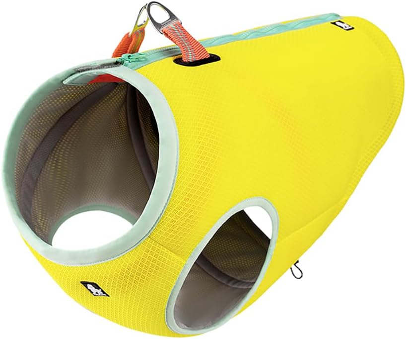 Dog Cooling Vest Harness Cooler Jacket Yellow XX-Small