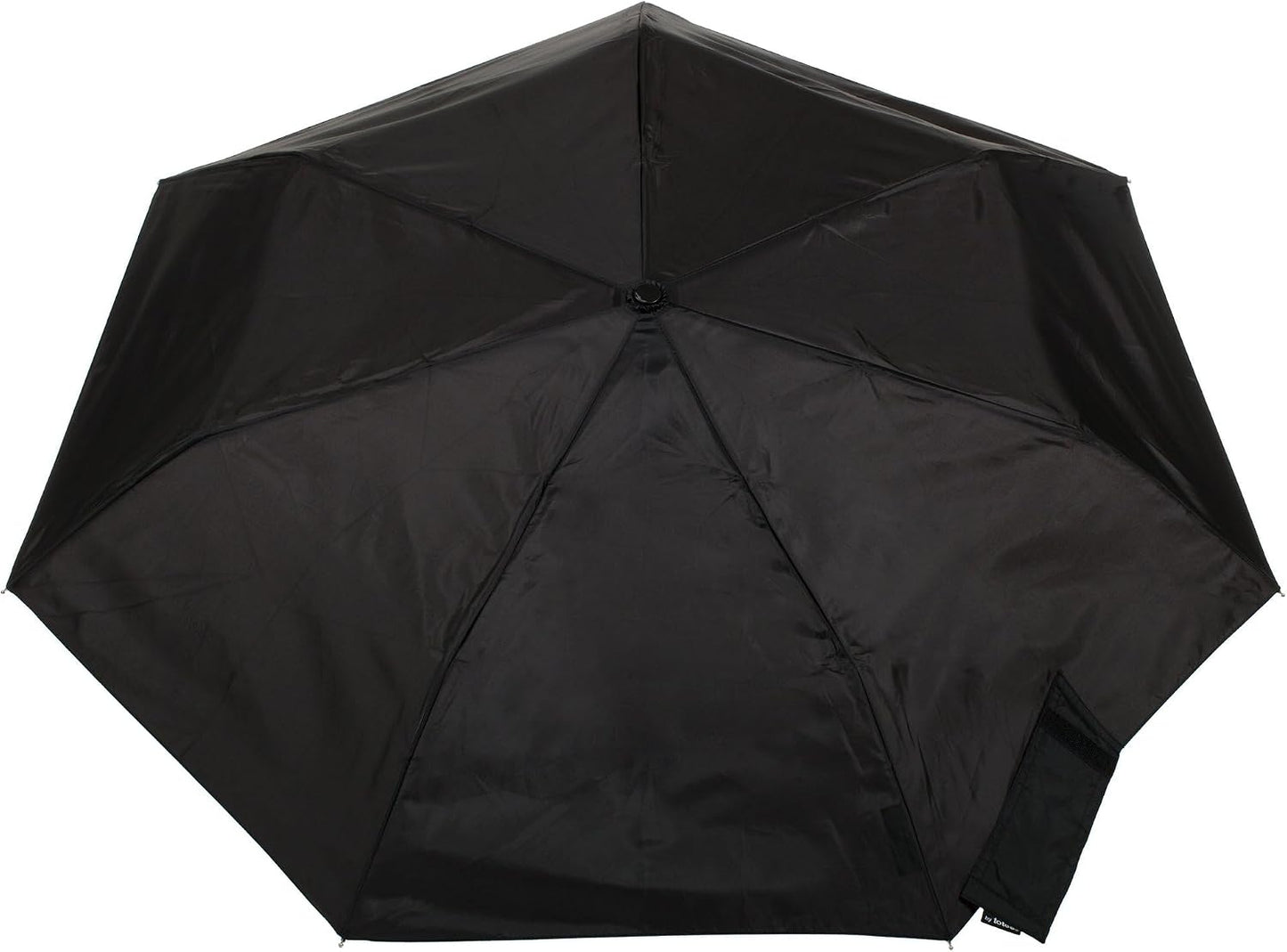 Automatic Open Close Water-Resistant Travel Folding Umbrella, (Black)