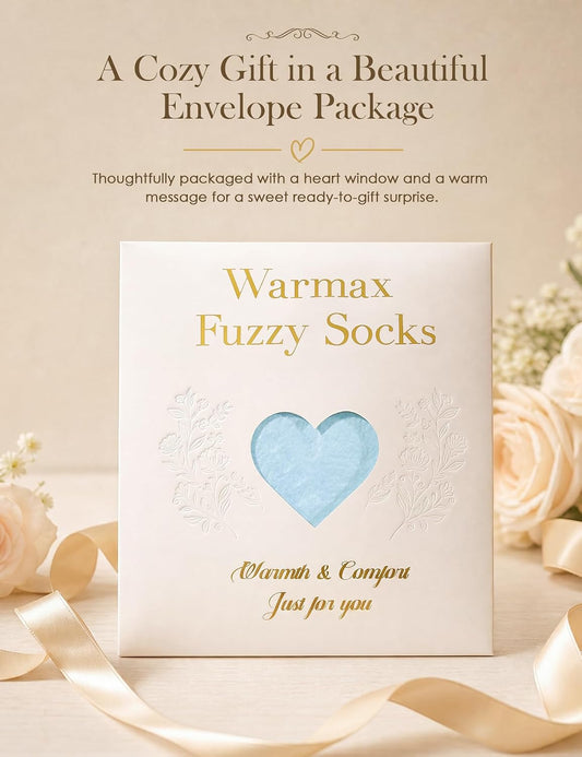 Fuzzy Socks in Envelope Gift Package, Ultra-Soft Plush Cozy Gift for Women | A thoughtful gift for women; With ultra-soft fuzzy socks; Envelope Gift Package; Ready to Gift