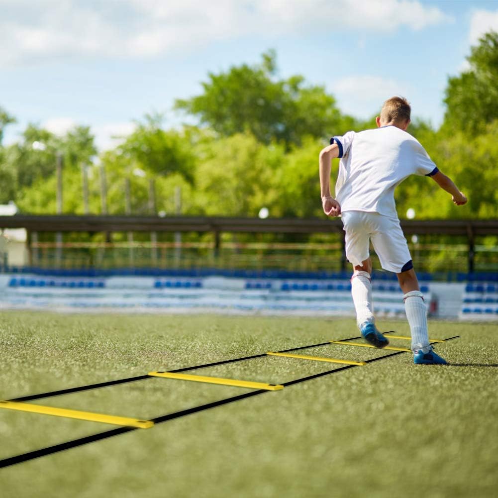 Pro Agility Ladder Agility Training Ladder Speed 12 Rung 20ft with Carrying Bag