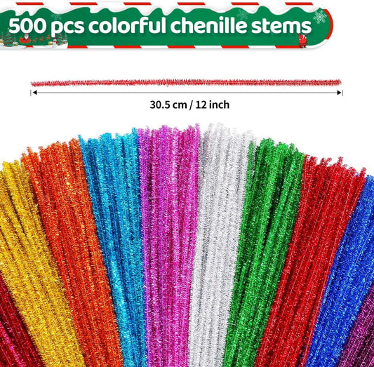 200pcs Pipe Cleaners, Yellow Pipe Cleaners Craft Supplies,Chenille Stems for DIY Arts Crafts Project(Yellow)