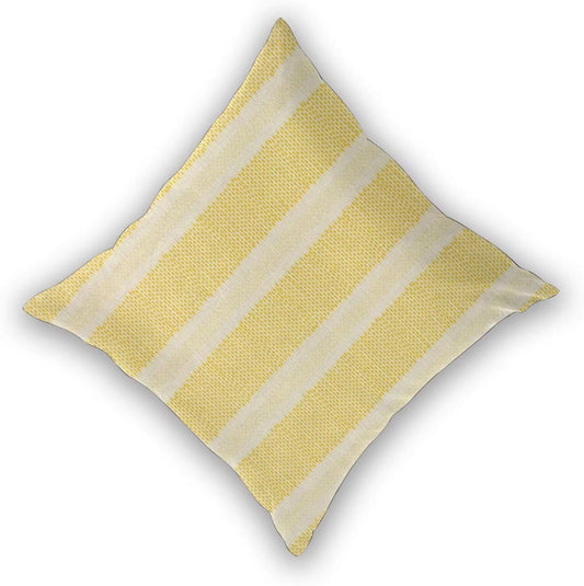 Yellow Polka Dot Pillow Covers 18 x 18 Inch Set of 2 Boho Striped Decorative Outdoor Throw Pillow Covers Linen Modern Geometry Cushion Cases for Home Sofa Couch Living Room Decor