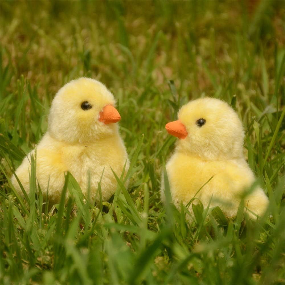 Yellow Chick Stuffed Animal Chicken White 5 inches, 12cm, Plush Toy, Duck Soft Toy (Yellow Chick)