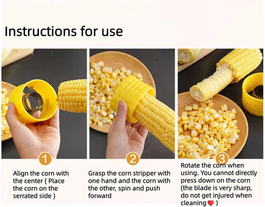 1 pcs Corn Peeler for Corn on the Cob,2026 reinforced handle,Suitable for corn stick,Non-Slip Handle for Smooth One-Hand Use,Quick Rinse Clean, – Use in Kitchen, Outdoor, BBQ, or Make Corn Juice