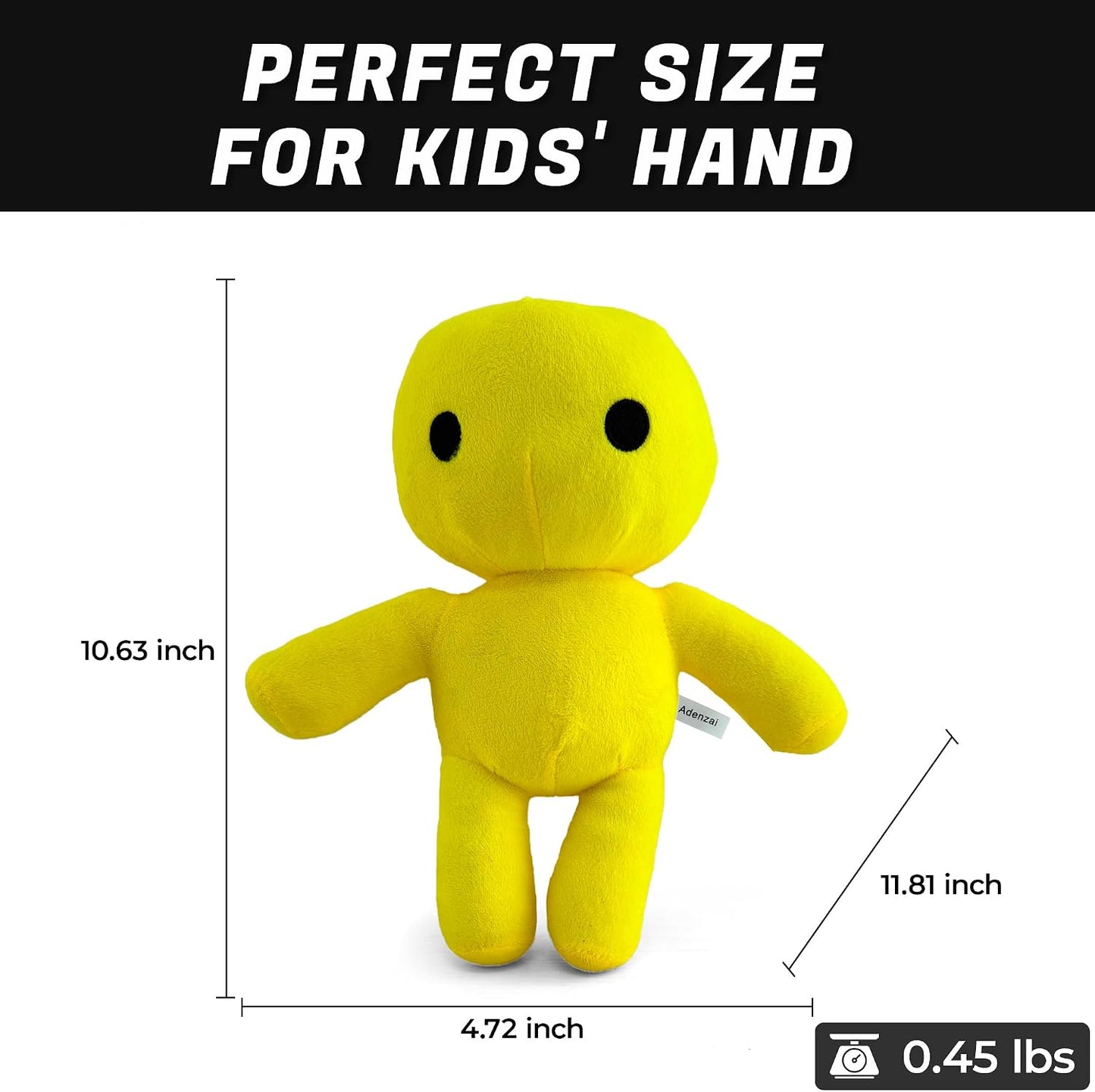 Wobbly Life Yellow Man Plush Toy – Soft Stuffed Animal Character Plushie, Cute Wobbly Life Plushies Yellow Man Octopus Inspired Plush Gift for Kids and Gamers