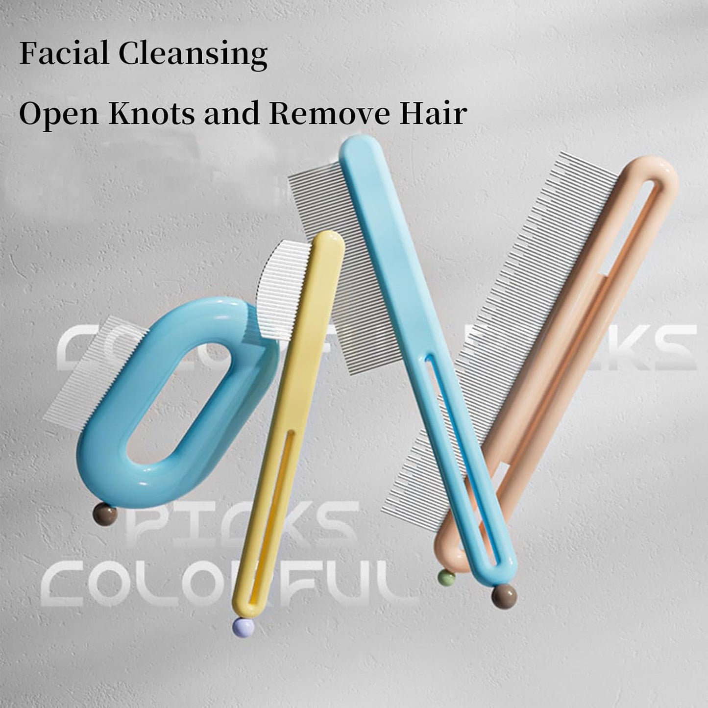 Precision Tear Stain Comb for Small Dogs Cats Face Eye Gunk Removal Tool ,Fit Yorkie, Shih Tzu, Maltese, Maltipoo, Pomeranian, Puppy Starter Kit, Pet Supplies (Yellow)