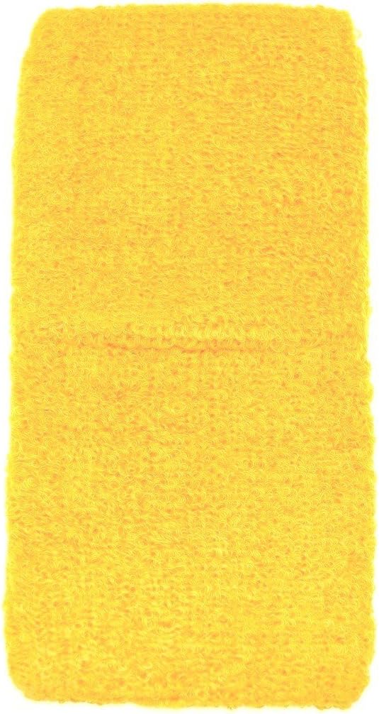 Sport Wristband Armband-terry-yellow