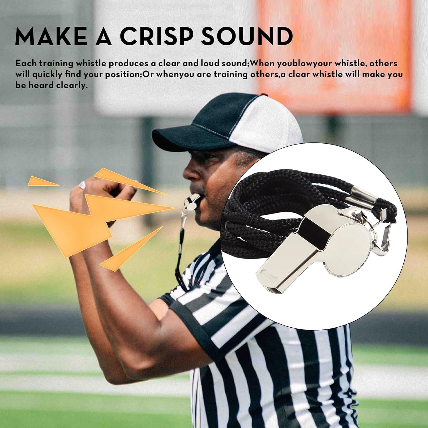 VKT 8Pcs Football Referee Accessories Set 1 Throw Down Single Bean Bag 2 Yellow Penalty Flags 1 Stainless Steel Whistle for Soccer Ref Umpire Coaches Halloween