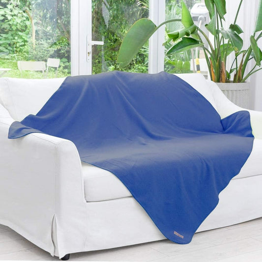 Fleece Throw Blankets Bulk Fleece Blankets Solid Wholesale Lightweight Warm Soft for Pet Bed Sofa Couch Office Wedding Gifts Travel Seasons Yellow 50x60 Inches Pack of 6