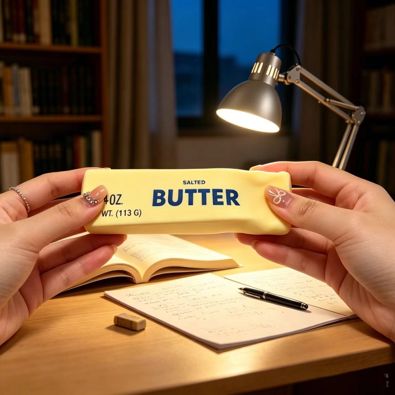 Butter Slow Rising Squishy Stress Relief Fidget Toy,Squishy Toy,Fidget Toy | Butter Style, for Adults,Suitable for Office Workers to Release Stress and Negative Emotions. 1 Piece