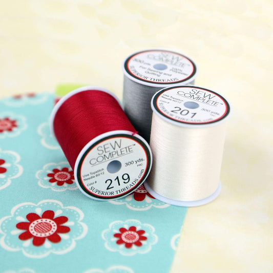 Sew Complete - All-Purpose Polyester Sewing and Quilting Thread - #208 Mustard, 300 Yd. Spool