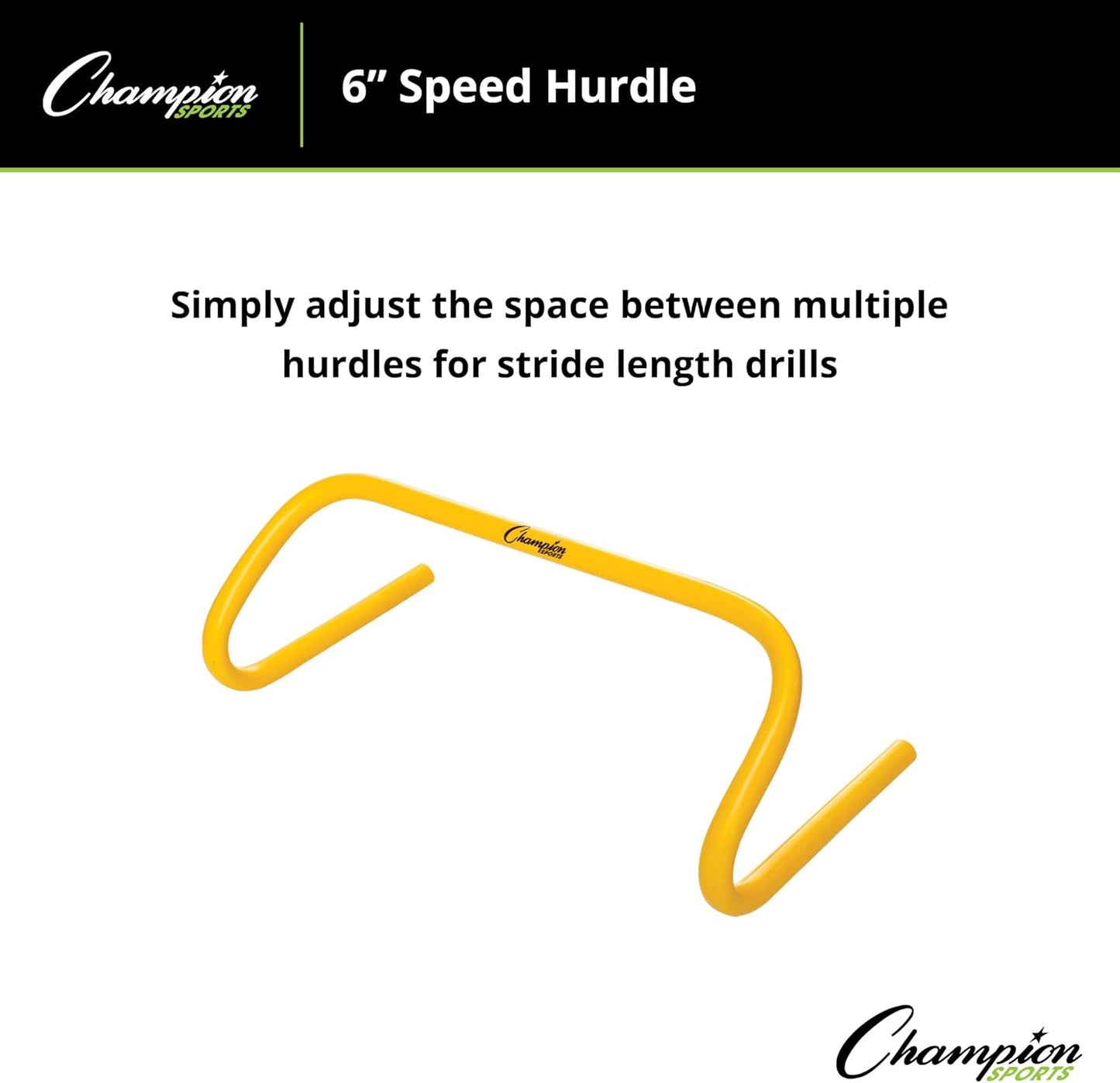 Speed Hurdles – Lightweight Adjustable Agility & Jump Training for Athletes - Speed & Stride Drills, Soccer, Football & Track