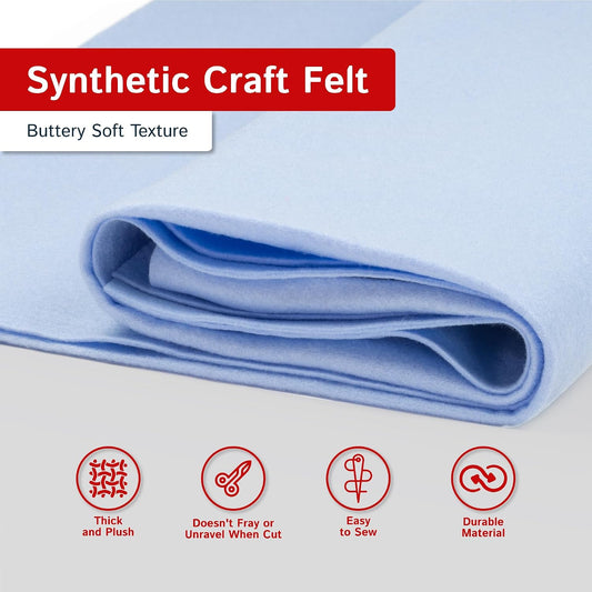 Craft Felt by The Yard – Soft, Plush, Durable Felt Fabric for DIY Arts & Crafts, Decorations, Embroidery & Sewing Material | Assorted Colors Craft Supply – Yellow
