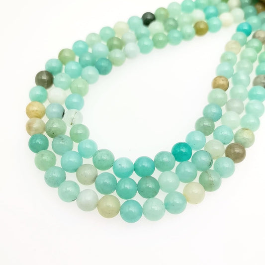 Natural Gemstone Yellow Jade Round Loose Beads for DIY Jewelry Making | 8mm Polished Smooth Stone Beads for Bracelet Necklace Jwelery Making Supplies